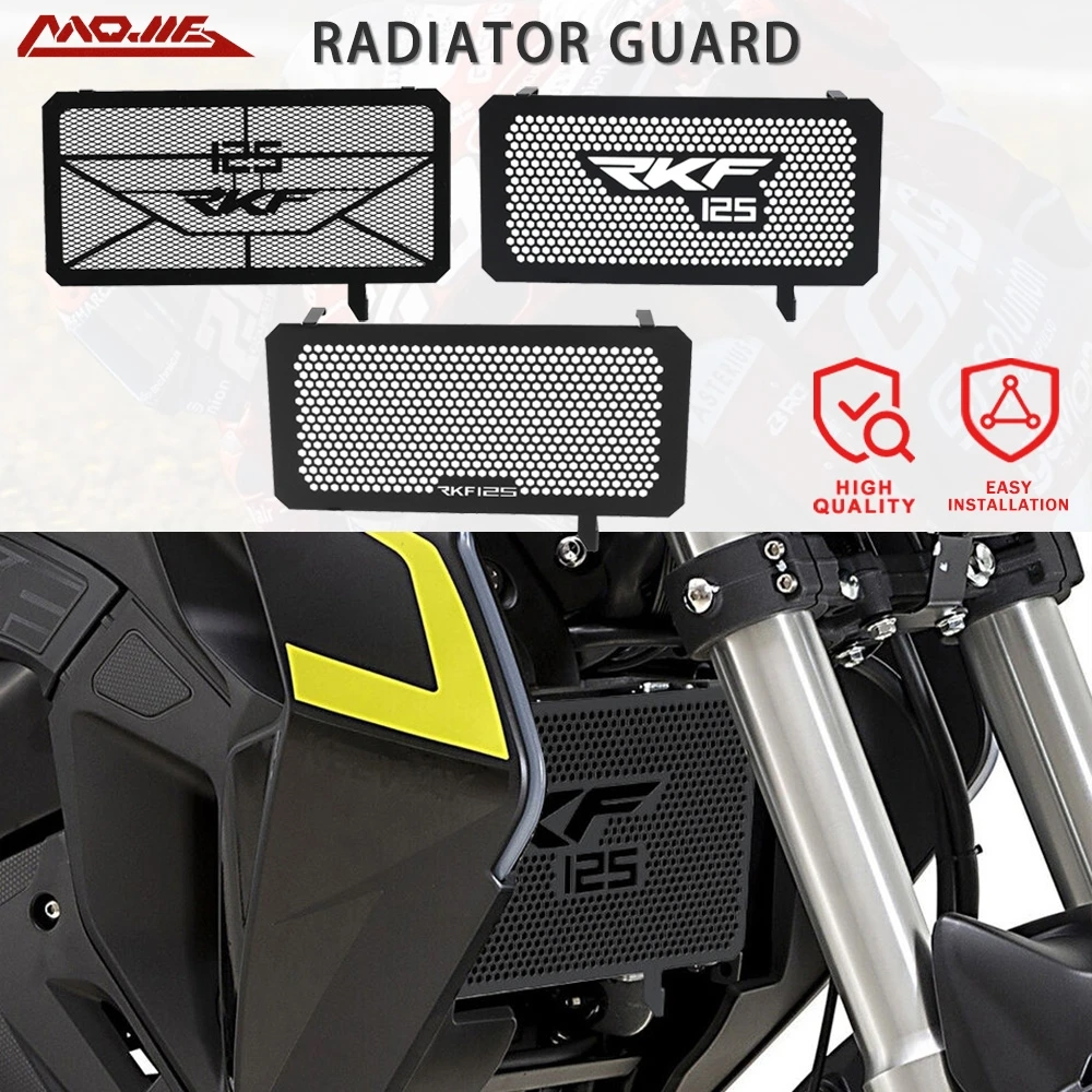 

Алюминиевая решетка радиатора мотоцикла, защита масляного радиатора для Keeway RKF125 RKF125 2018 2019 2020 2021 2022 2023 2024