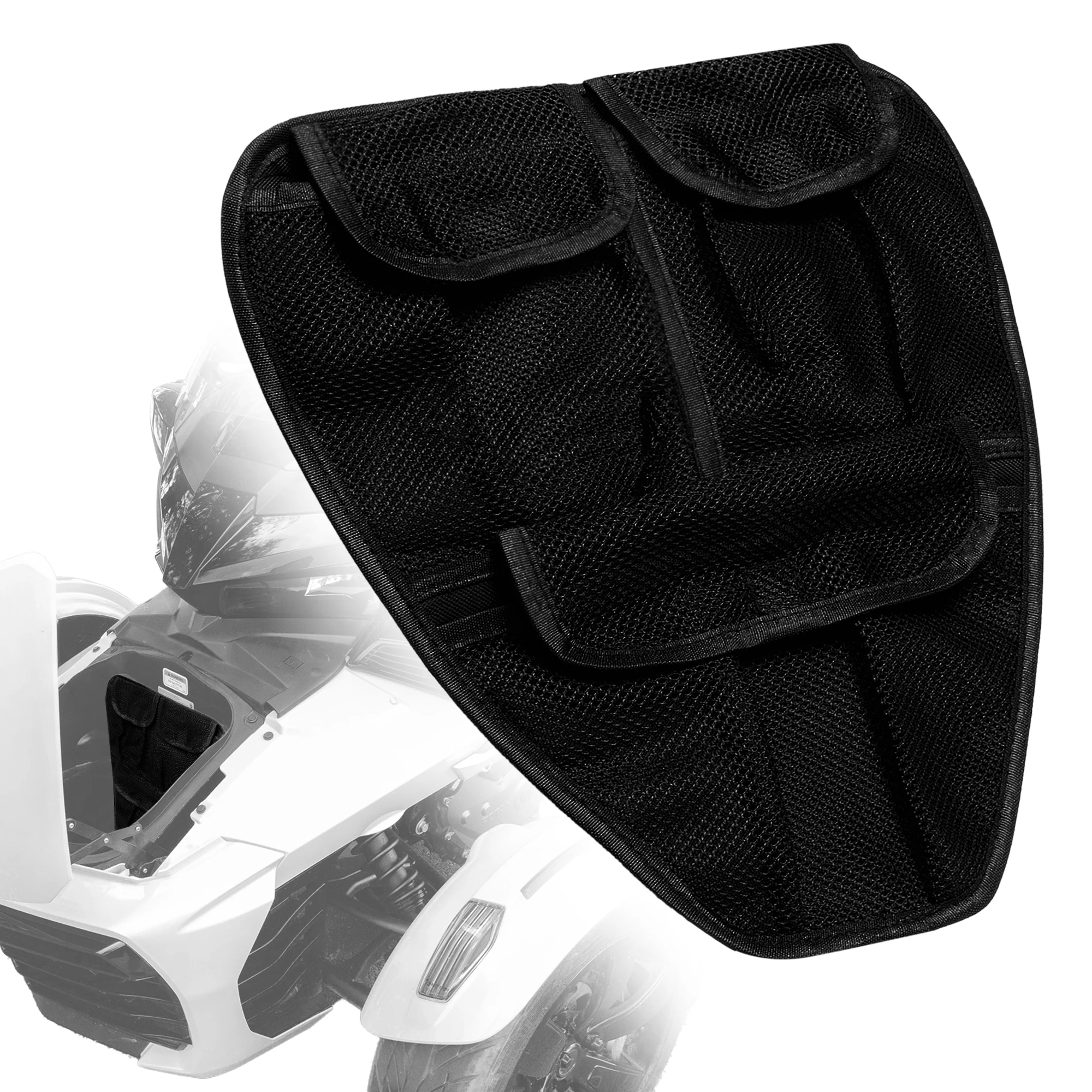 High-Quality Nylon Front Trunk Lid Organizer for Can-Am Spyder F3 / F3-S / F3-L / F3-T – Universal Tool Storage Bag