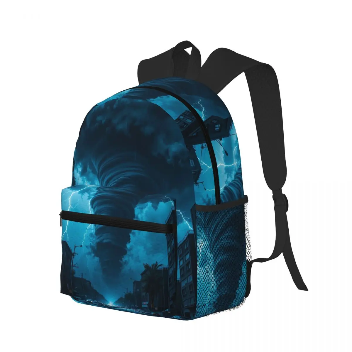 Fantasy World Tornado Apocalypse Student Backpack School Bag Hiking Travel Daypack for Boys Girls Bookbag Shoulder Bags