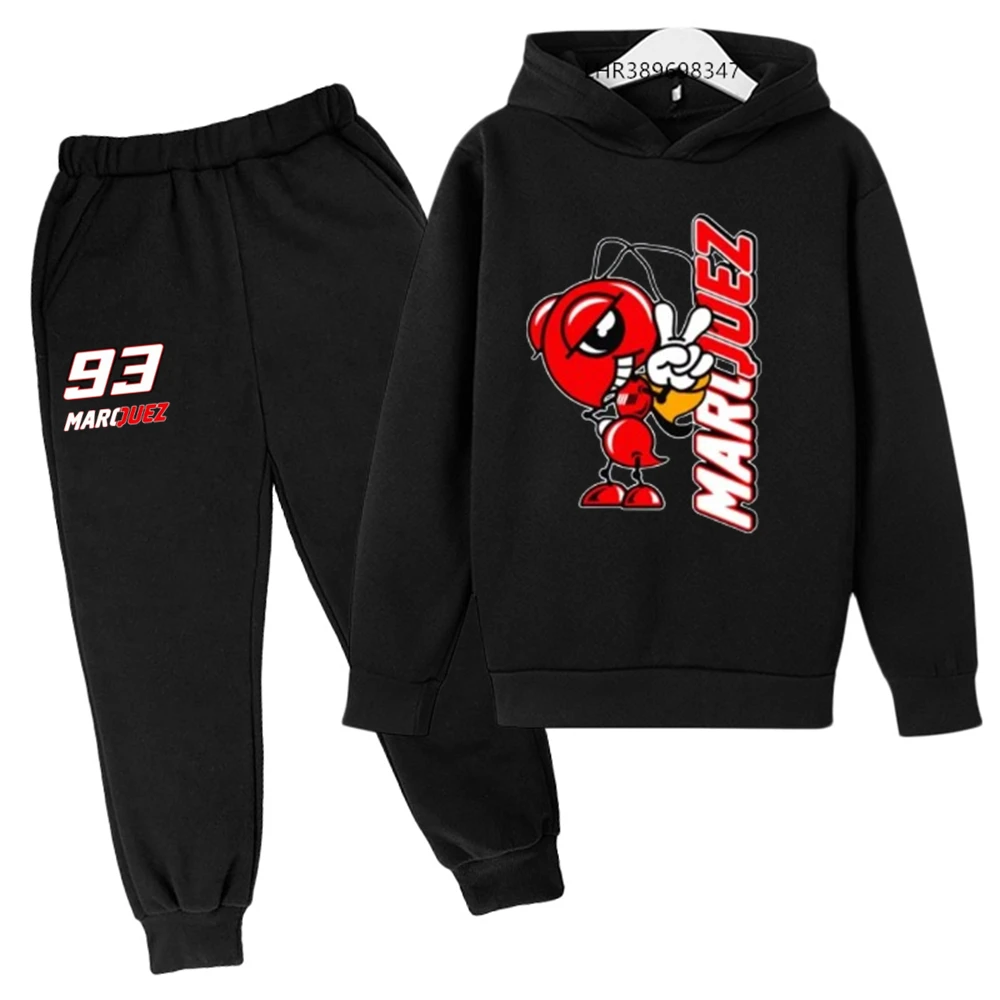 Children Hoodies pants suit 3-12 Year Boys Girls Sweatshirt Tops Autumn Winter Kids Clothing The cool red ants of the Marquez