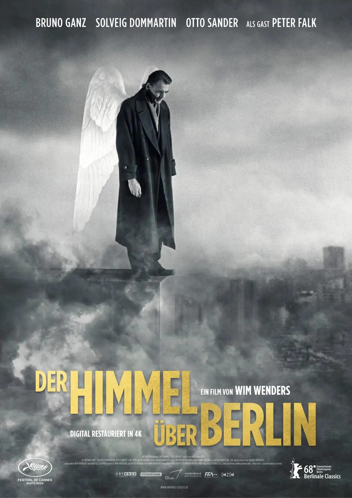 Der Himmel über Berlin (1987) Wings of Desire / The Sky Above Berlin Movie Poster For Wall Stickers Home Decor Painting Wall Art