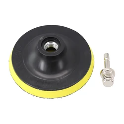 2pcs Polishing Disc 3-7 Inch Self-adhesive Type Grinder 10mm/14mm Hex Shank Polyurethane Metal Electric Drills Power Tool Part