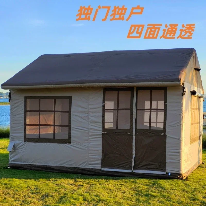 Outdoor Camping Inflatable Tent Inflatable Cabin with Electric High-pressure Charging and Pumping Pump