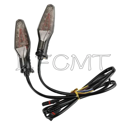 Imagen 2 del producto Indicador de señal de giro LED trasero apto para BMW M1000RR S1000RR S1000R S1000XR R1250GS ADV luz trasera de freno de motocicleta lámpara intermitente