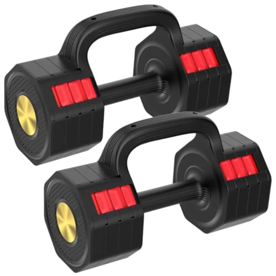 

Регулируемый набор гантелей с 4 уровнями веса: 5 фунтов, 10,3 фунта, 15,4 фунта, 20,5 фунтов. Регулируемые веса в комплекте с гирями.