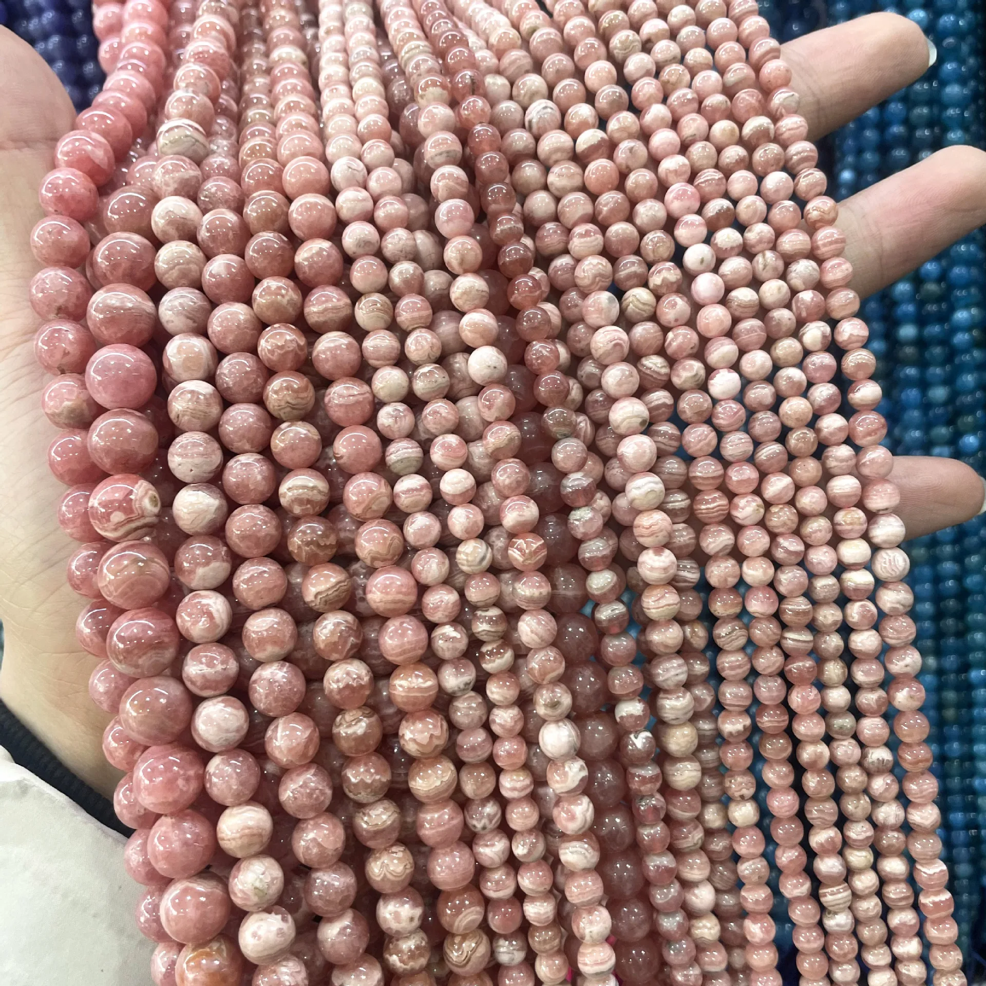 

Natural Raw Ore Imported Argentine Red Stone Beads Work in Progress DIY Bracelet Necklace Jewelry Accessories Wholesale