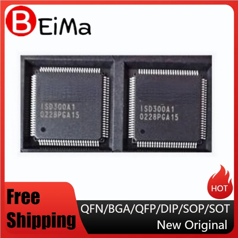 (1pcs)ISD300A1   ISD300    QFP          Provide One-Stop Bom Distribution Order Spot Supply