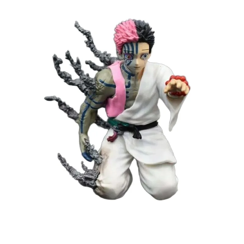 Demon Slayer Kimetsu No Yaiba Upper Moon 3 Akaza Kneeling Confession Scene Figure Pvc Collectible Model Toy Gift 16Cm