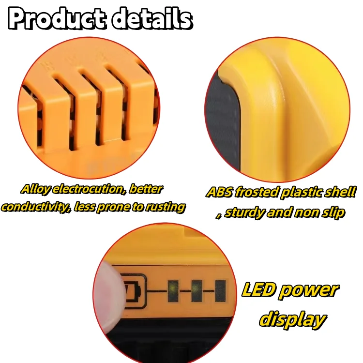 Suitable for DeWalt 20V 18.0AH original lithium battery DCB206-2 DCB205-2 DCB205 DCB201 DCB203 and other rechargeable batteries