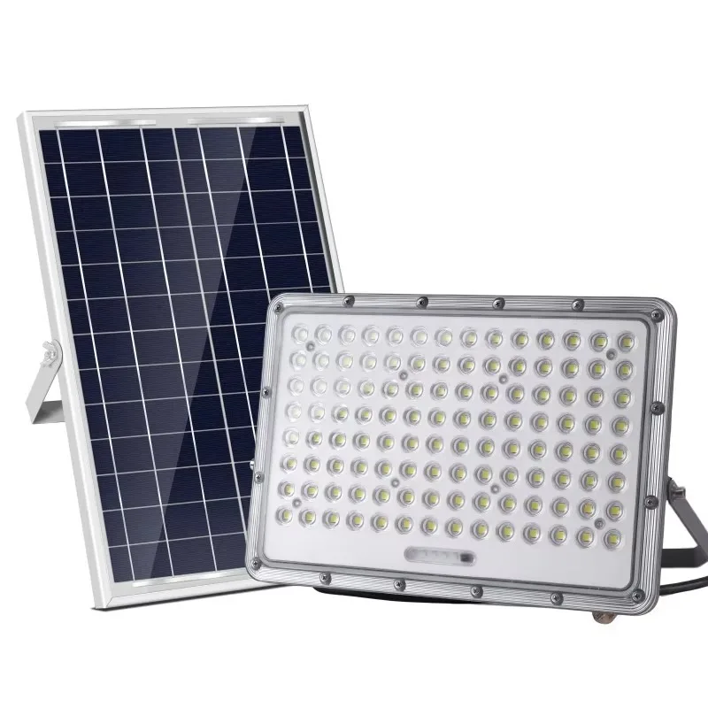 Solar Flood Light Outdoor Waterproof Induction Street Light Super Bright 500W Die Casting Aluminum Solar LED Flood