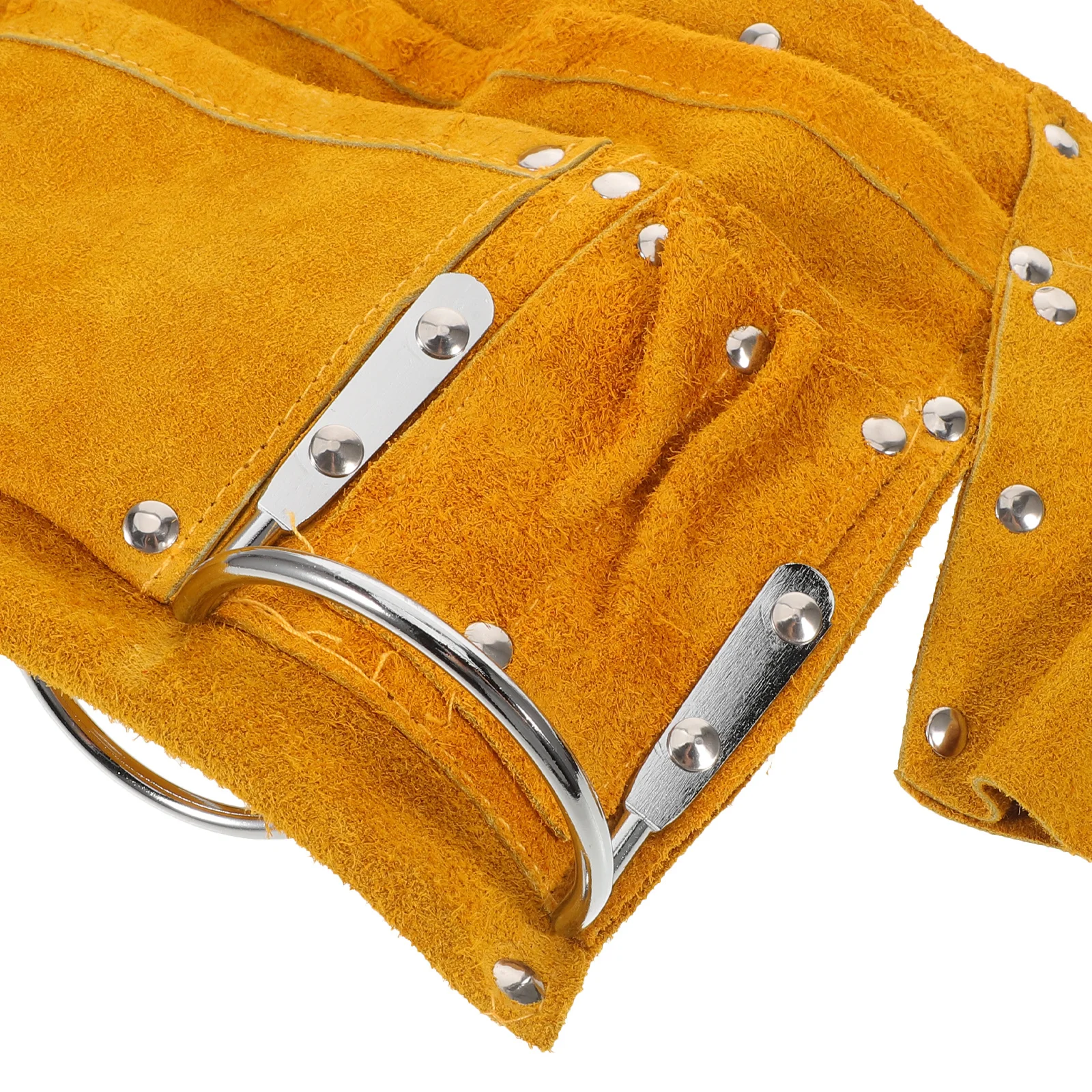 حزام حقيبة أدوات الكهربائي، حزام عمل متين مع حقيبة تخزين مزدوجة، منظم خصر بسعة كبيرة للميكانيكا