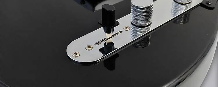 Guitar 3-Way Prewired Control Plate 24-Spline Brass Shaft 250K Pots Mechanical Switch Circuit Board Electric Guitar Electronics