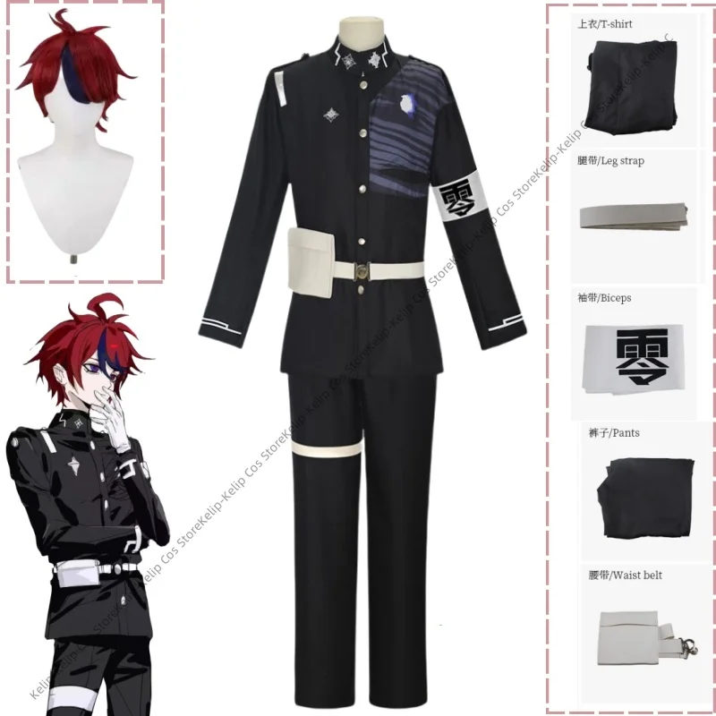

The Hundred Line Sumino Takumi Cosplay Fantasia Top Pants Amemiya Darumi Costume Disguise Boy Girl Adult Halloween Carnival Suit