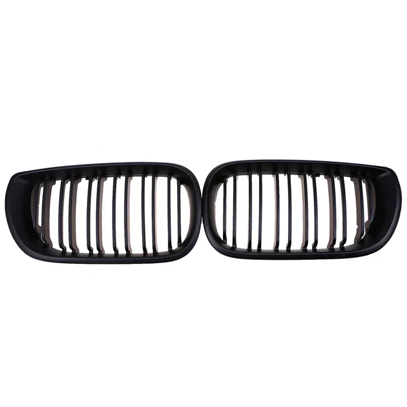 2Pcs Car Front Kidney Center Grilles Racing Grills Exterior Parts for BMW 3-Series E46 Sedan  2002 2003 2004 2005 Facelift