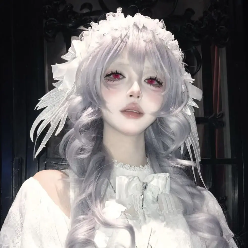 

Creative Sweet Lolita Lace Headband Ribbon Bow Jk Ruffled Hairband Hair Accessories Kawaii Anime Maid Cosplay Headdress Daily