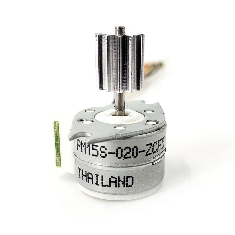 Tiny 15mm 2-Phases 4-Wires NMB Stepper Stepping Motor with Metal 12 Teeth Gear 28 Ohms Resistance 18 Degrees Step Angle