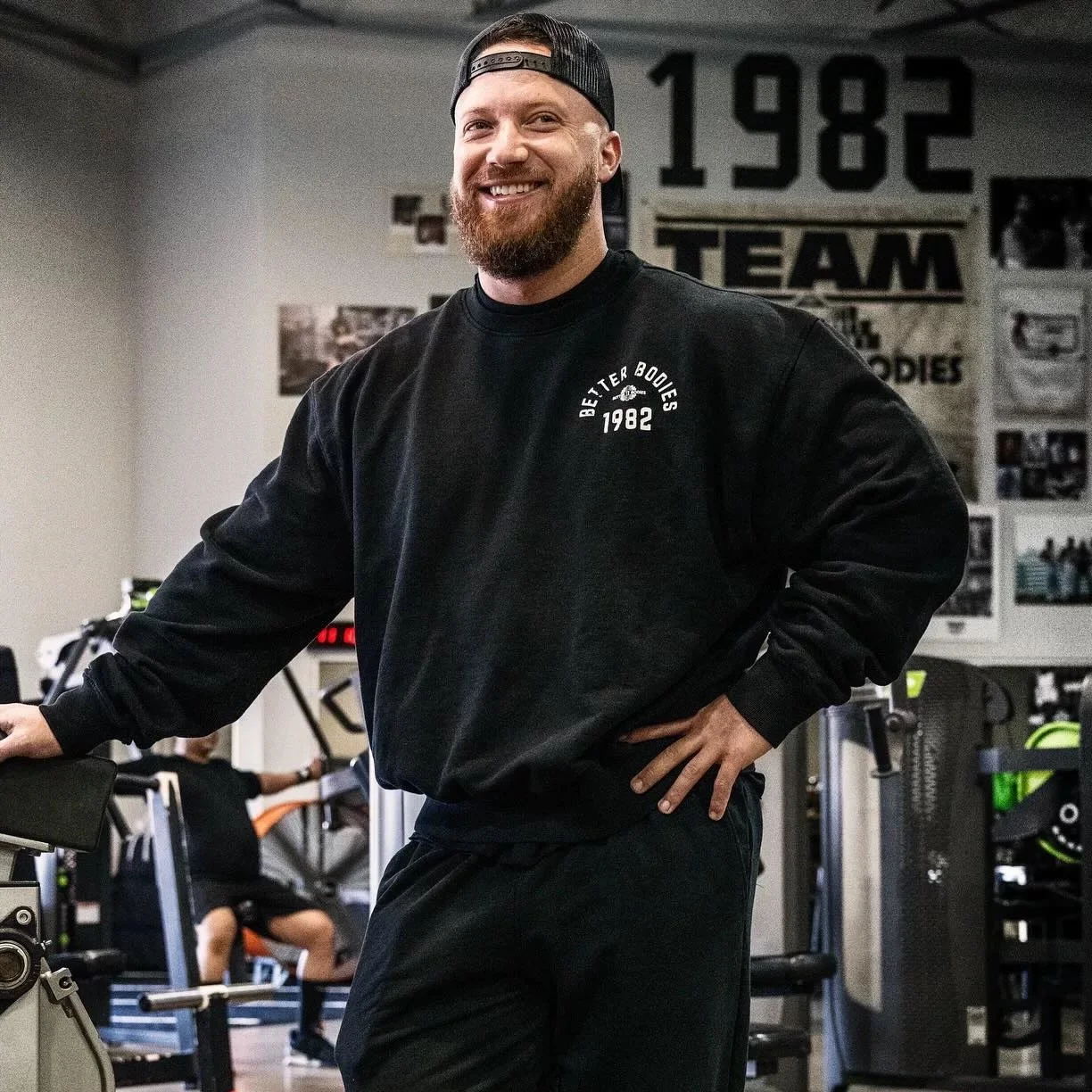 

BB Peterborg American Sle Men's Fitn Long Sve Sweatirt Breathable Pure Cotton Base Layer Thermal Training Top