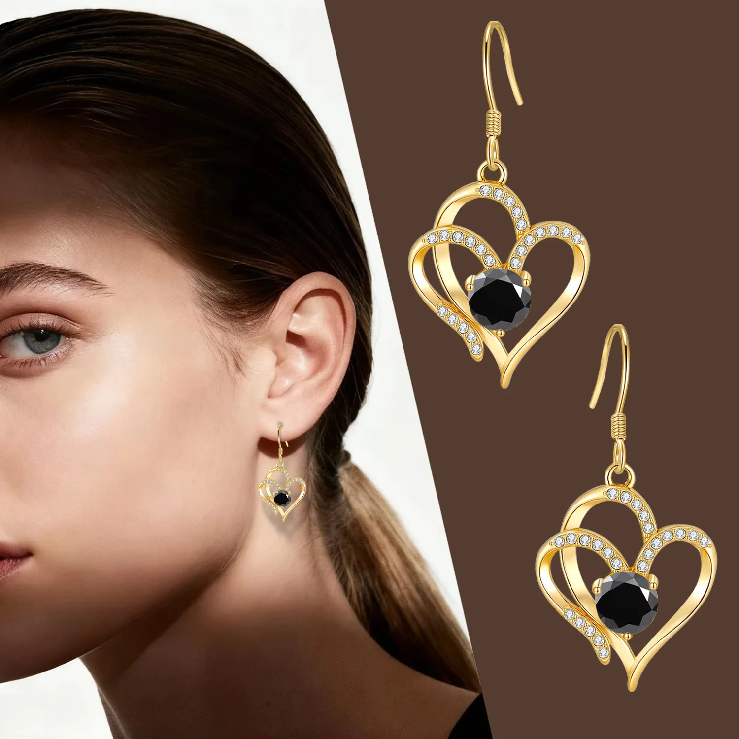 

Дизайнерское изделие LAMVOICE, высокое качество, 2-каратный моассанит, гипоаллергенный крючок, подарок на День святого Валентина для ювелирных изделий высокого качества