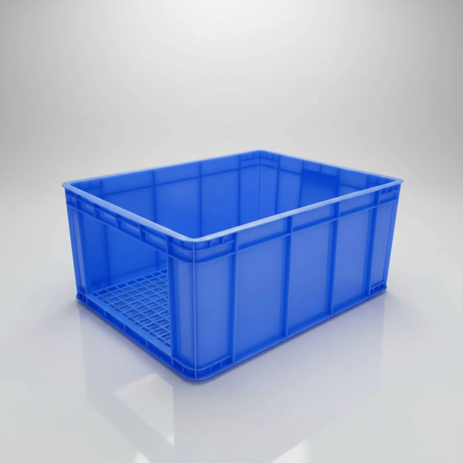 

Plastic Storage Crate Compact Stackable Storage Bin Home Organization for Shelf