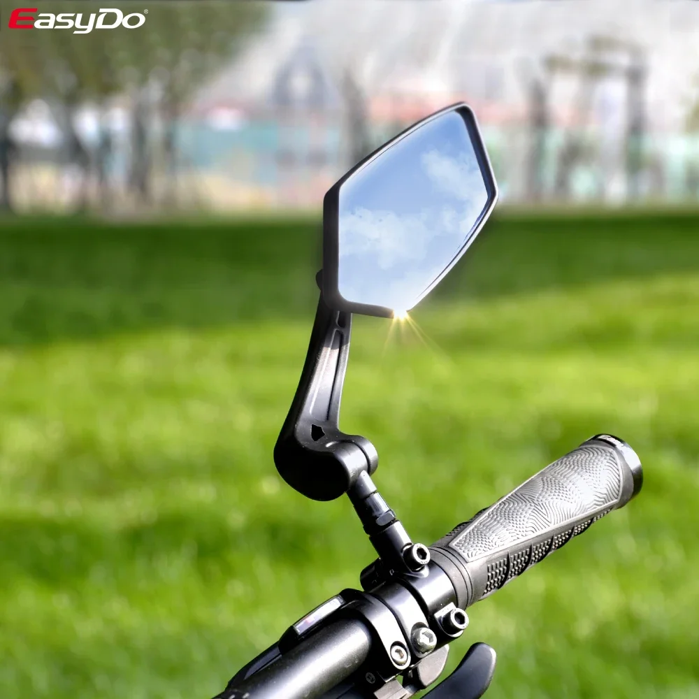 EasyDo Hot Sale 360 Degree Rotation Rearview Mirror Motorcycle Bicycle Mirror Bike