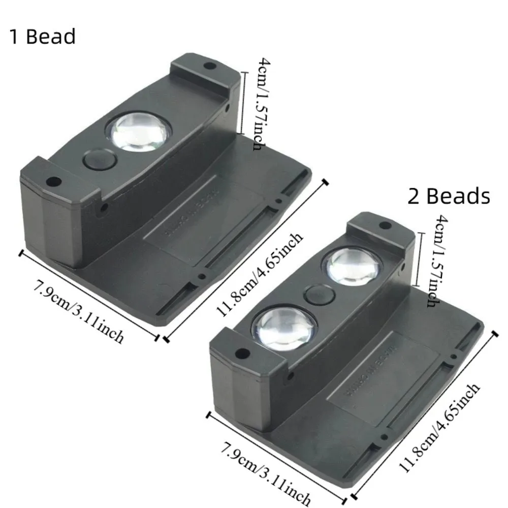 مصباح جداري يعمل بالطاقة الشمسية مقاوم للماء يعمل بالطاقة الشمسية من البلاستيك LED كشاف خارجي قابل للتعتيم ضوء ملون مصباح حديقة للاستخدام في الهواء الطلق #6