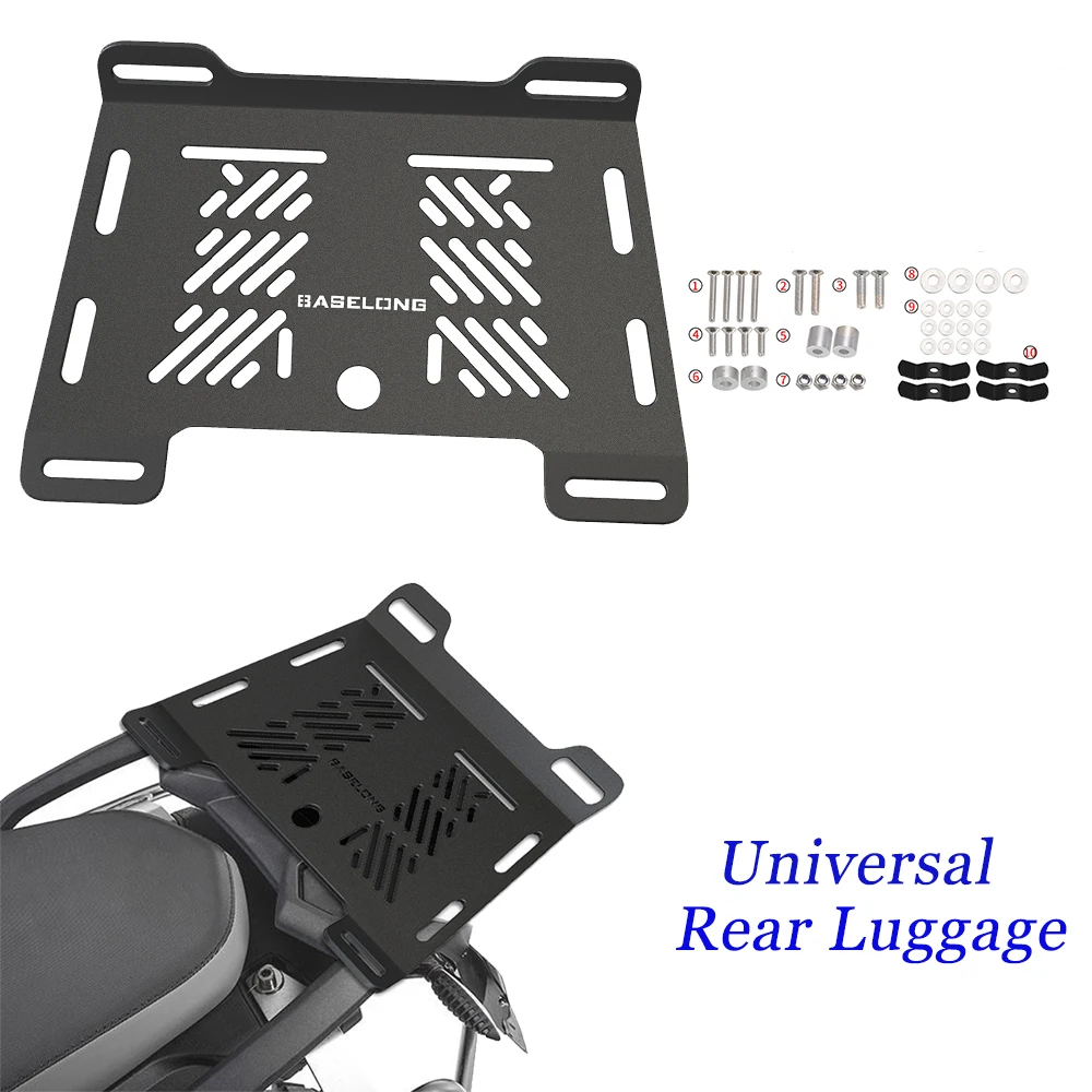 

Rear Rack Carrier Luggage Cargo Cycling Bag Stand Holder Trunk Suppor Bracket FOR Loncin Voge 200AC 300AC 300R 500DS 500R 650DS