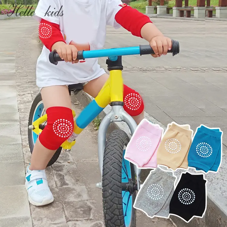 Kids Girl Boy Crawling Elbow Toddlers Baby Knee Pads Protector Safety Cotton Kneepad Leg Warmer Children Cushion Legging Infants