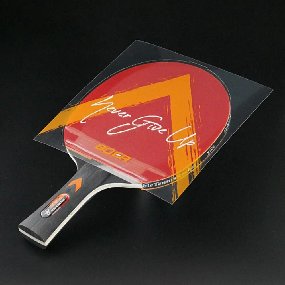 Transparent Ping Pong Racket Protective Film Sticky Dust Proof Table Tennis Paddle Maintenance Cover Self Adhesive Rubber