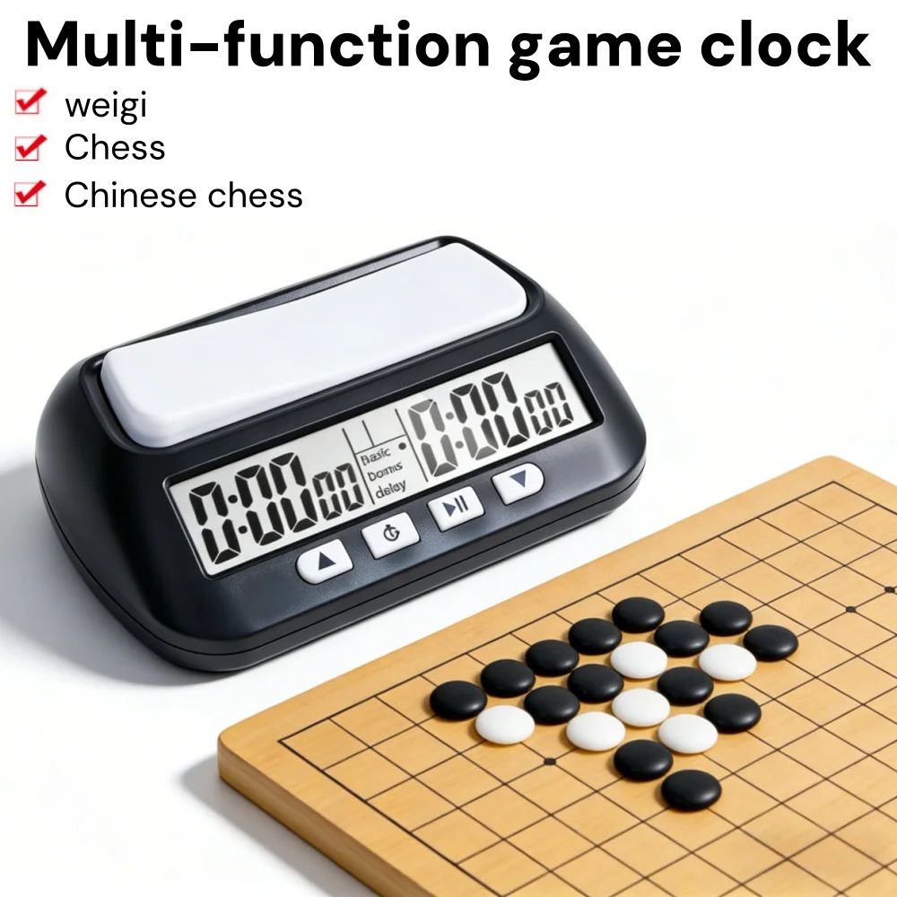 

YS902/Шахматный таймер Цифровой шахматный таймер Игровой таймер 3-в-1 Многоцелевой портативный профессиональный счетчик шахматных часов
