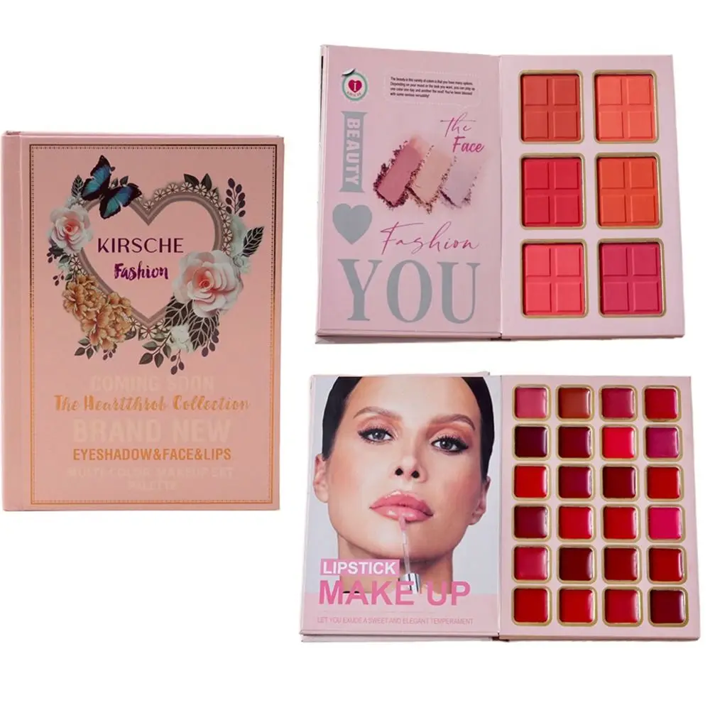

5-Layer Folding Eyeshadow Palette Portable Long-Lasting Eye Shadow Palette 78 Shades Book Shaped Makeup Palette Book Eyes