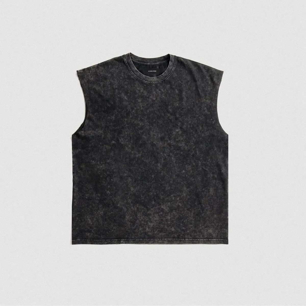 GYM Reapers Bedrucktes Vintage Washed Sport-Tanktop aus Baumwolle Ärmelloses Herren-T-Shirt Hip-Hop Bodybuilding Fitness Tanktop US-Größe – Detail 4