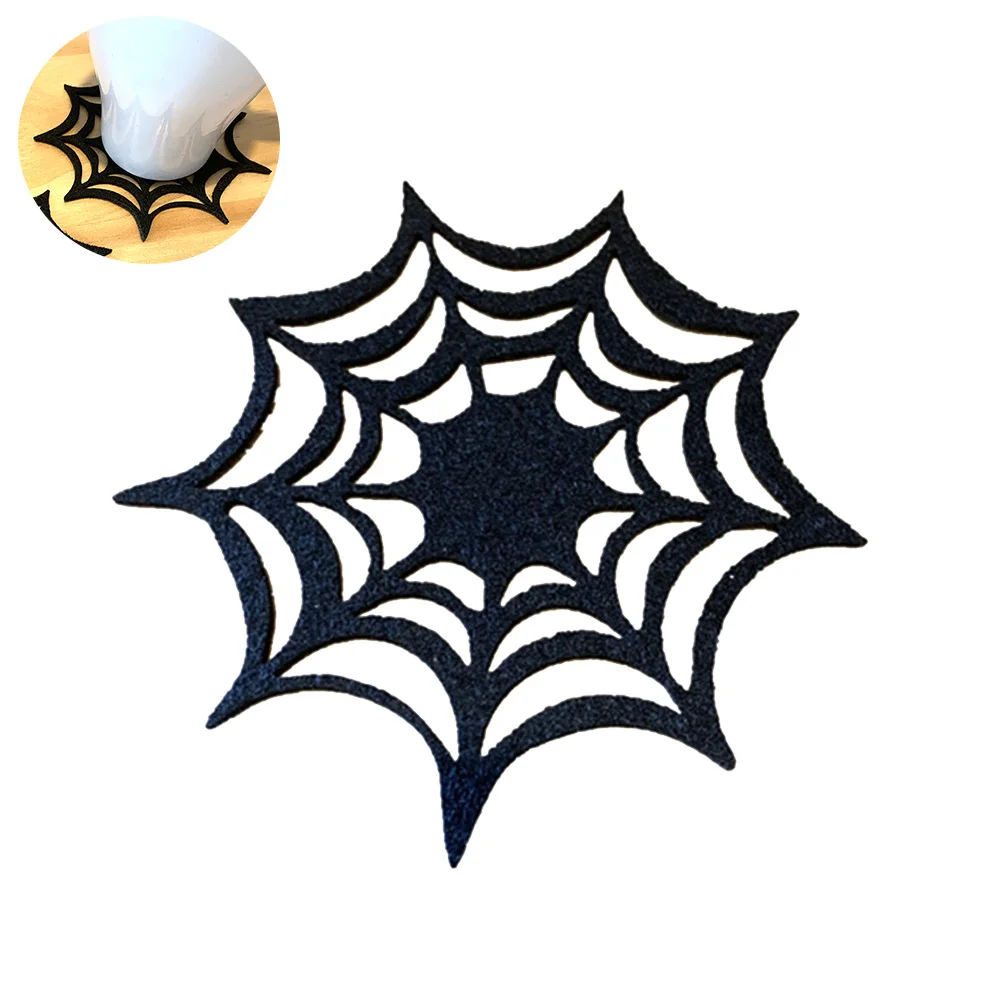 

Coaster Individual Christmas Table for Dinner Gothic Spooky Halloween Coasters