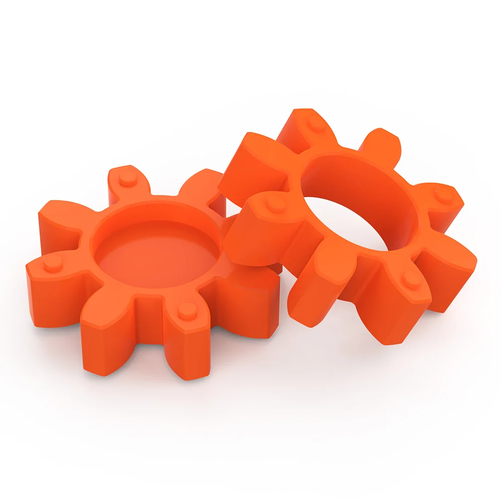 GTRIC Elastic Plum Blossom Pad Coupler Gasket Solid Plum Blossom Cushion Polyurethane Rubber Hollow Flexible Coupling Types