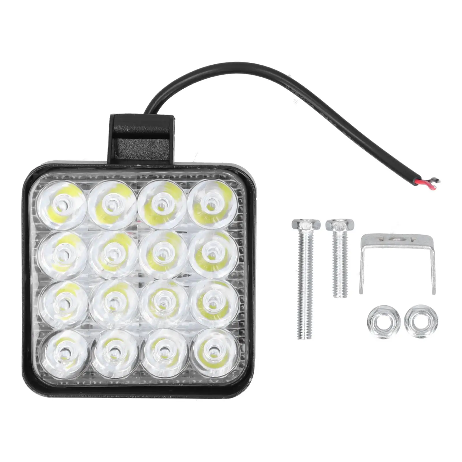 

48W LED Work Lamp 2000LM 6000k Square Spotlights for White Light IP68 Waterproof Universal Car Styling