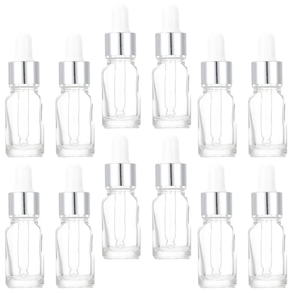 

12Pcs Refillable Essential Oil Dropper Bottles Mini Glass Perfume Bottles Portable Aromatherapy Bottle Set for Blending Travel