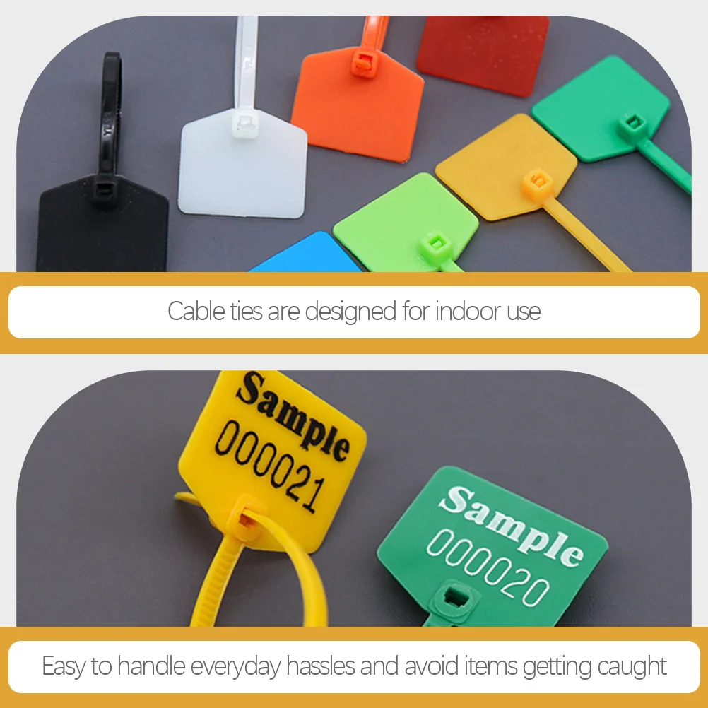 

120Pcs Label Cable Ties Nylon Zip Ties Small Wire Tie Wraps for Cord Organization Binding Cables Fixing Indoor Use Colorful