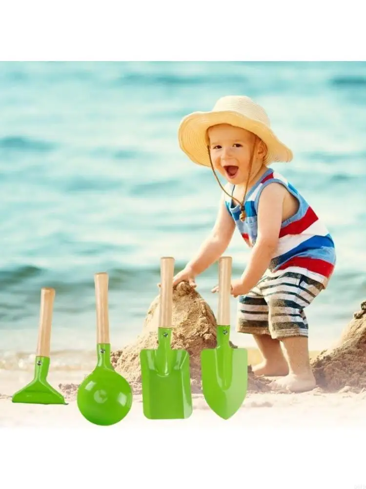 

4pcs Children's Sandbox and Gardening Tool Shovel Set for Imaginative Fun Play