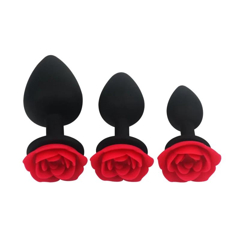 Xingwan silicone volta tribunal redondo rosa butt plug saindo estimulando brinquedos sexuais dispositivo de dilatação anal combinação butt plug