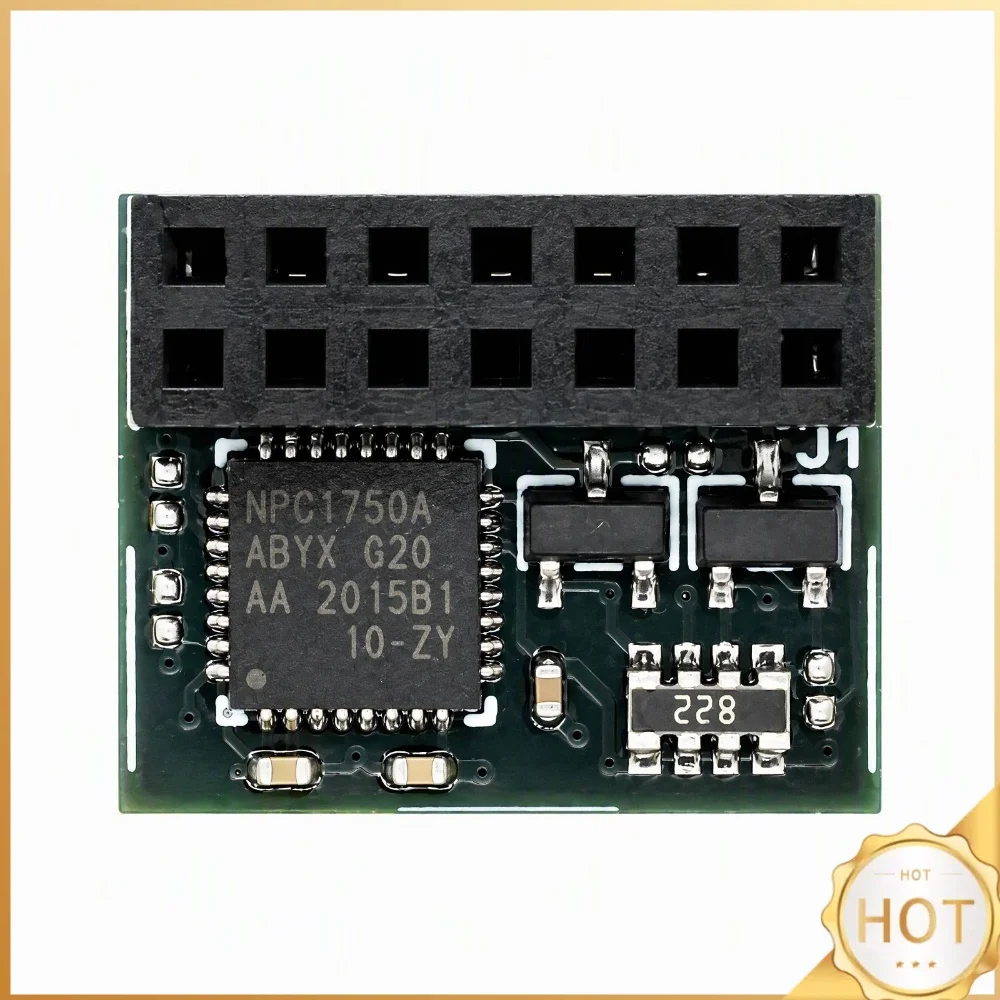 TPM 2.0 Module for 14 Pin LPC SPI NPC1750A Chip Windows 11 Upgrade