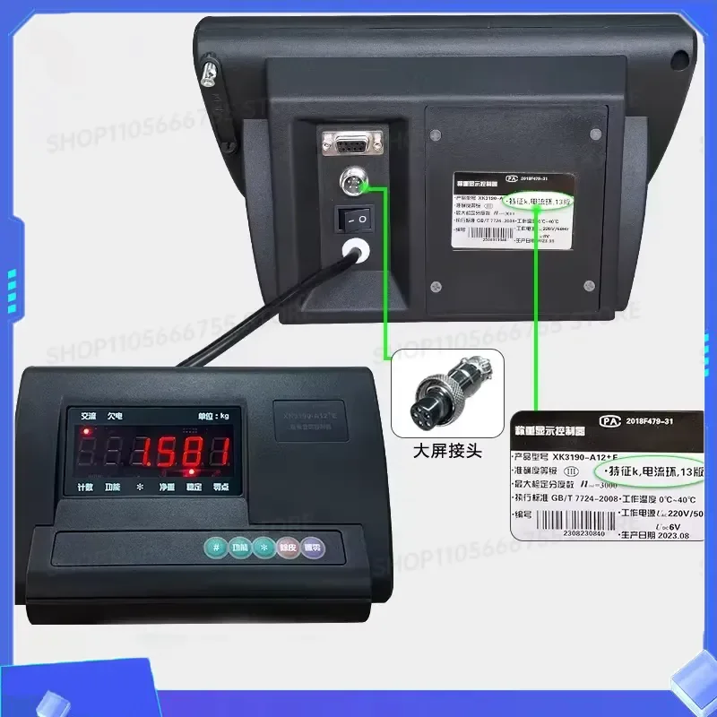LED Display Controller Panel 1PC New 220V for XK3190-A12+E Electronic Platform Scale Small Scale Display