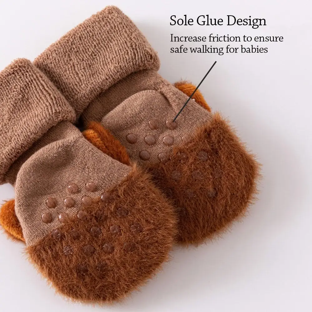 أزياء الشتاء الطفل الجوارب الدافئة رشاقته طفل الجوارب لينة لطيف الكرتون الاطفال الجوارب الفتيان الفتيات #5