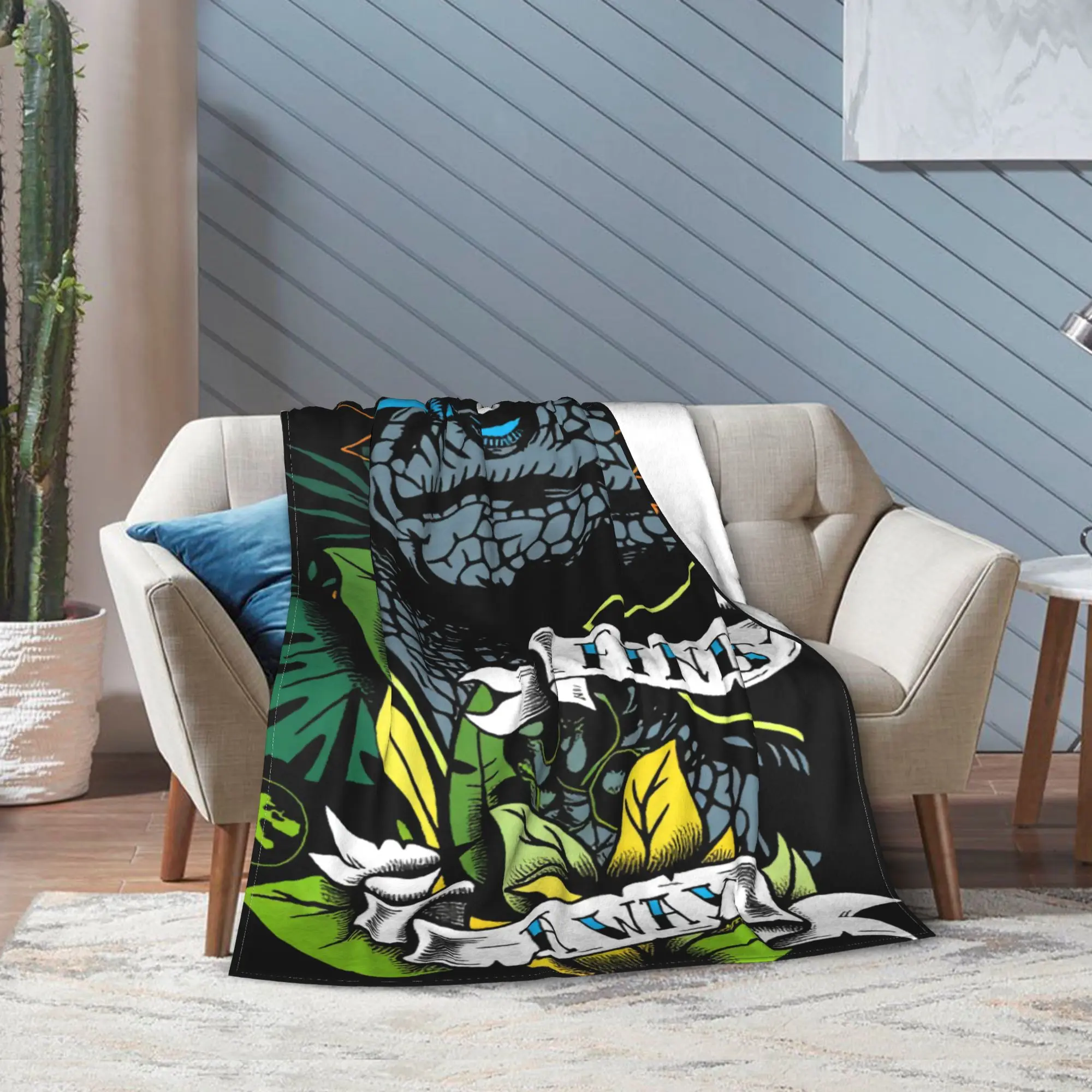 Jurassics World Blanket Adults  Flannel Throw Blanket For Home Decor Soft Comfy Custom Quality Bedspread Present