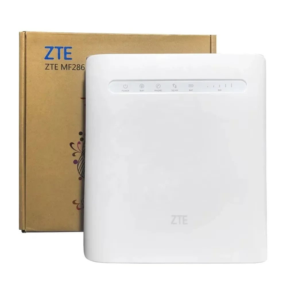 Unlocked ZTE MF286 4G router with battery 600Mbps CAT12 router suitable for SIM card antenna