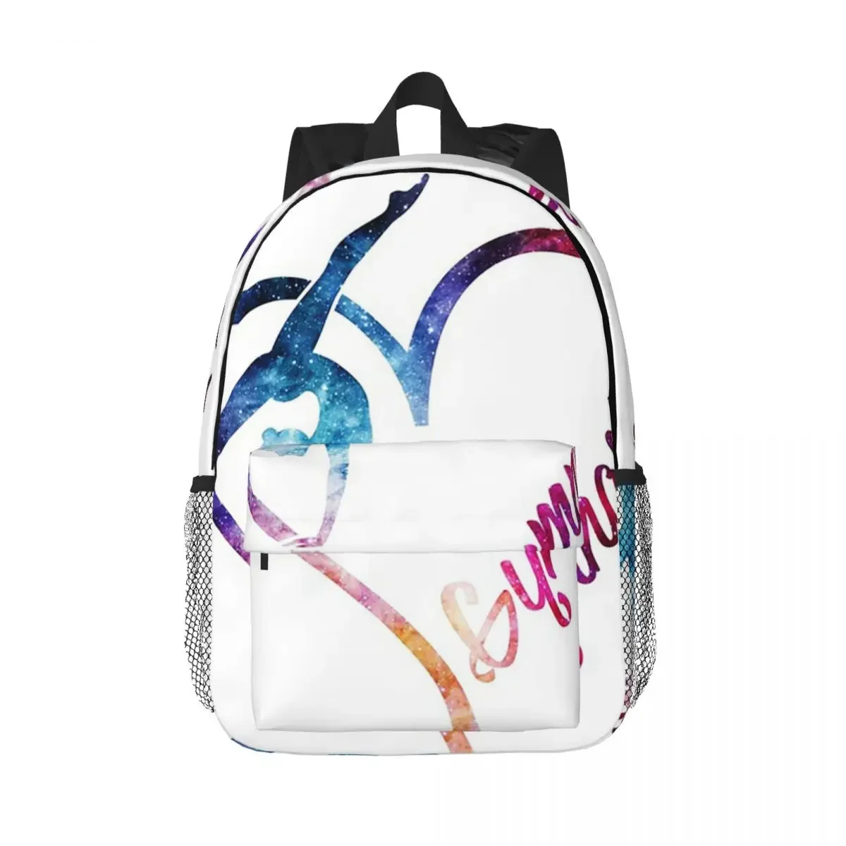 

Galaxy Gymnastics Heart Backpacks Boys Girls Bookbag Fashion Children School Bags Travel Rucksack Shoulder Bag Large Capacity