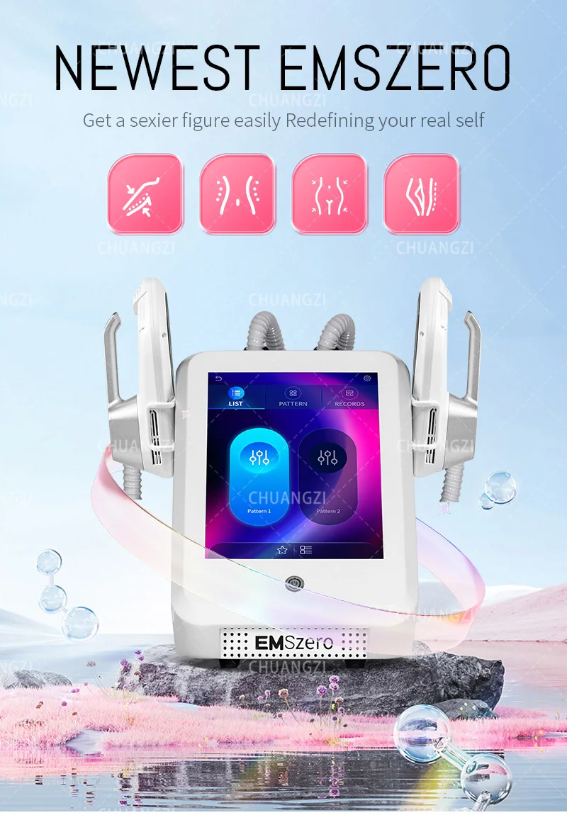 

RF EMS Body Sculpt Machine 15 Electromagnetic Sculpting Muscle Stimulation Massager Butt Fat Salon EMSzero Healthy Beauty Store