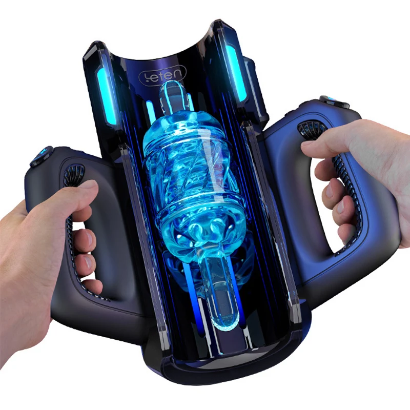 Automatic Telescopic Masturbator Powerful Thrusting High Speed Male Masturbation Cup Machine Sex Toy for Men Airplane Cup