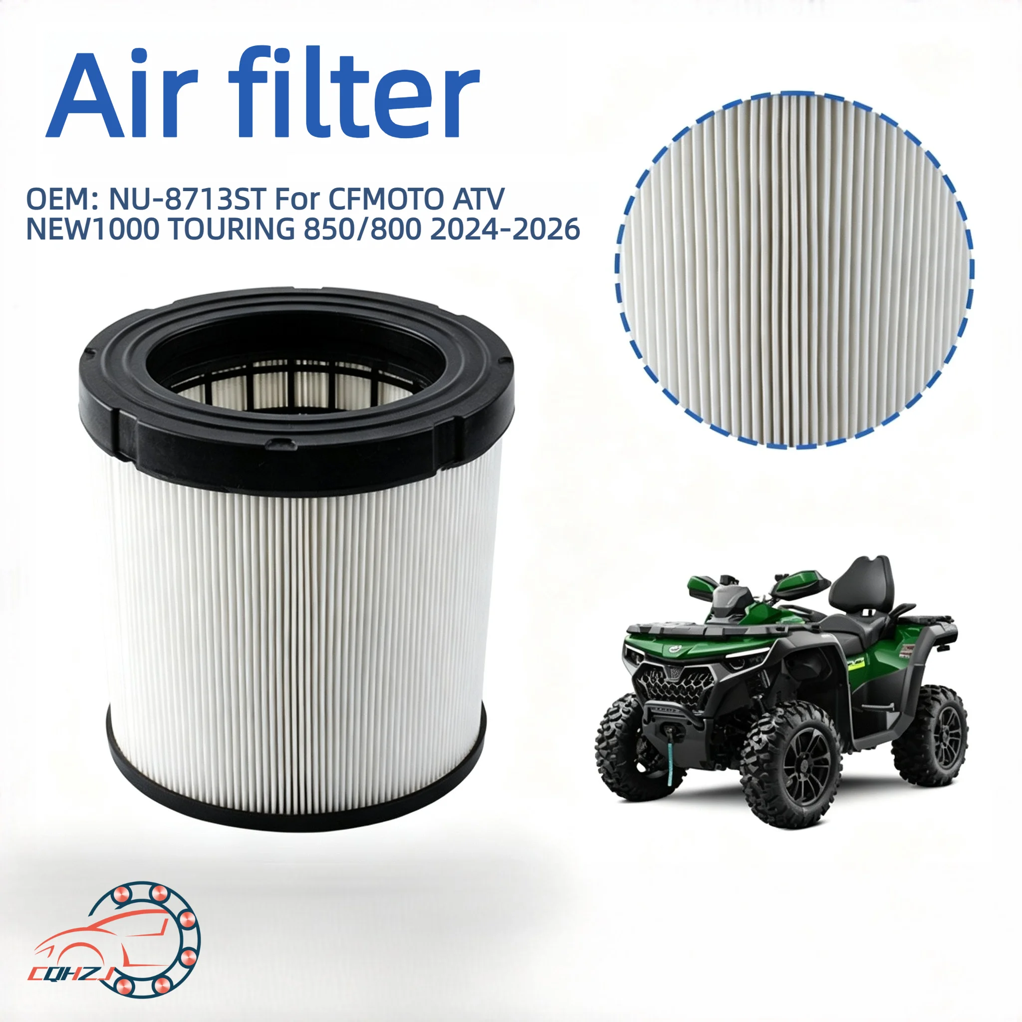 CQHZJ Motorcycle High Quality Air Filter For CFMOTO CFORCE 800 Touring  1000 Touring 2025-2026 1000 Overland 2024-2026 ATV