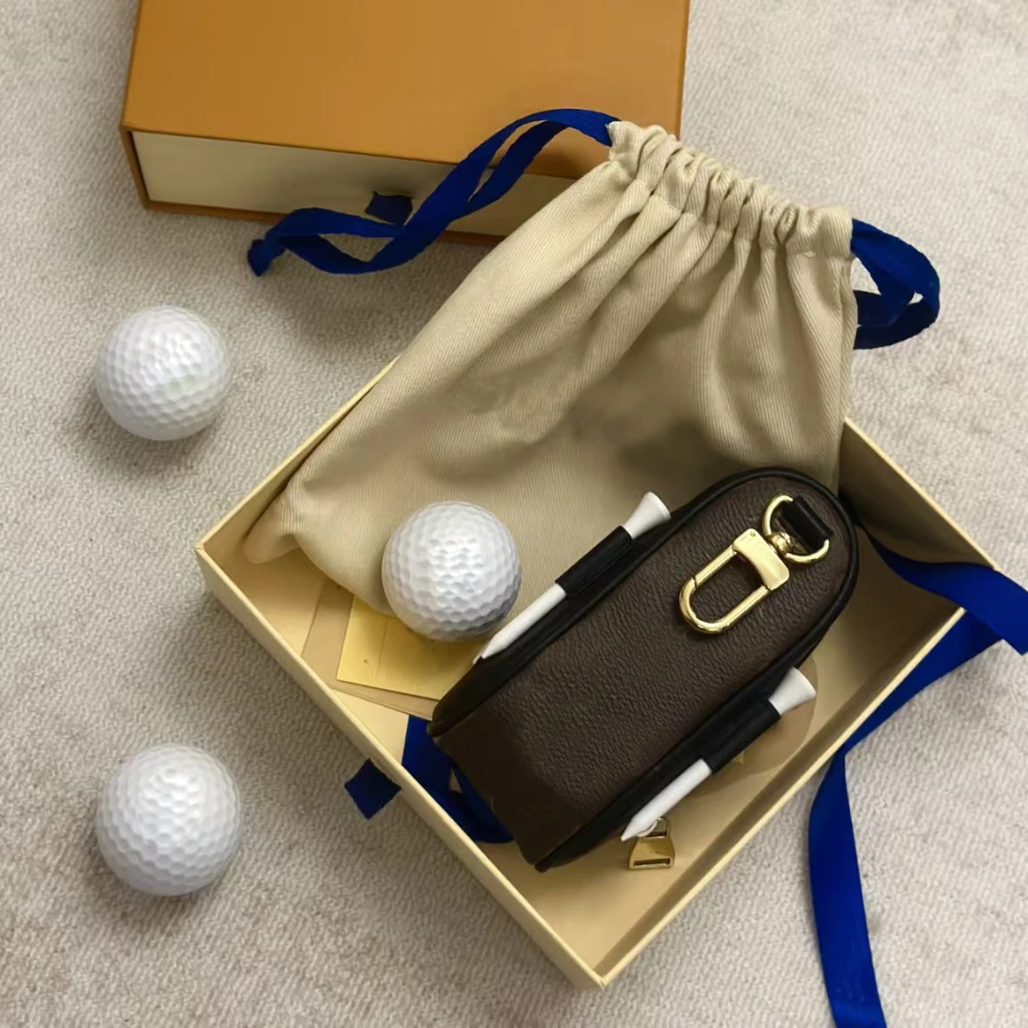  Golf Ball Bag Charm Lightweight Unique Design High-End Feeling Pendant Accessory for Handbags Fashionable Trendsetter