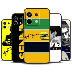 Ayrton Senna Case For Redmi Note 11 12 13 Pro Plus 9 10 10S 11S 12S Redmi 12 9C 10C 12C 13C Back Cover