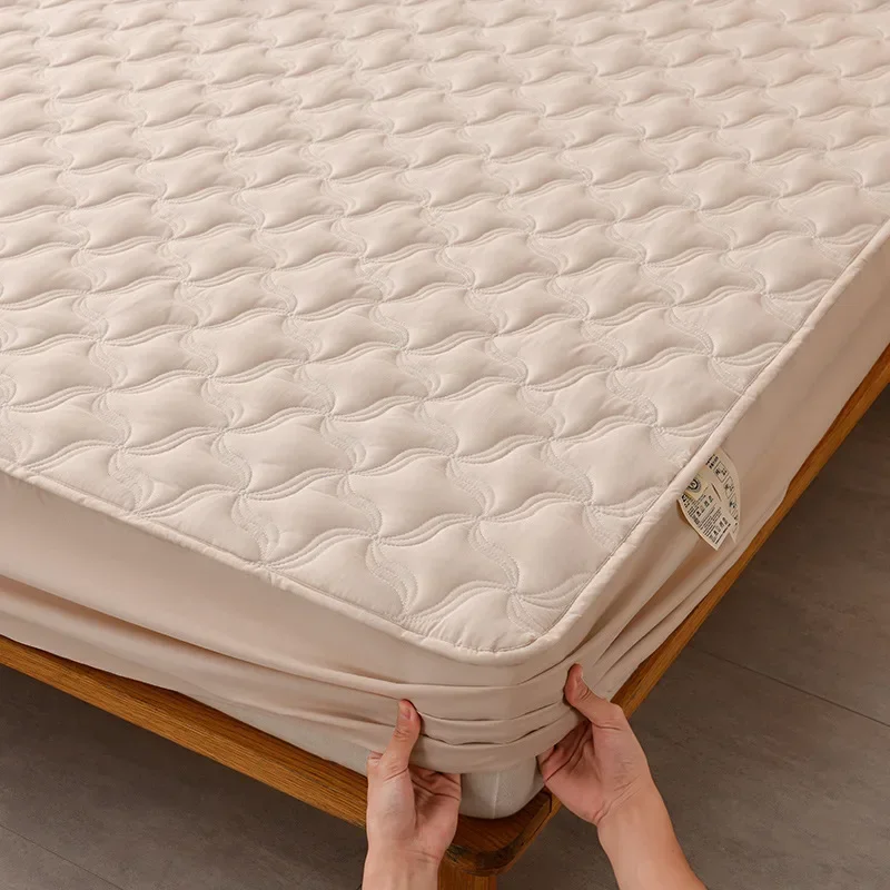 Class A raw cotton waterproof urine-proof soybean antibacterial padded mattress, mattress protective cover, dust-proof mattress